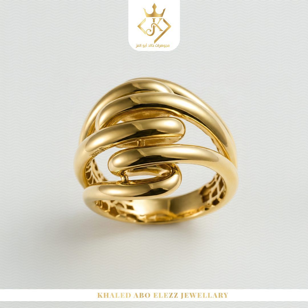 Gold Ring Intertwined